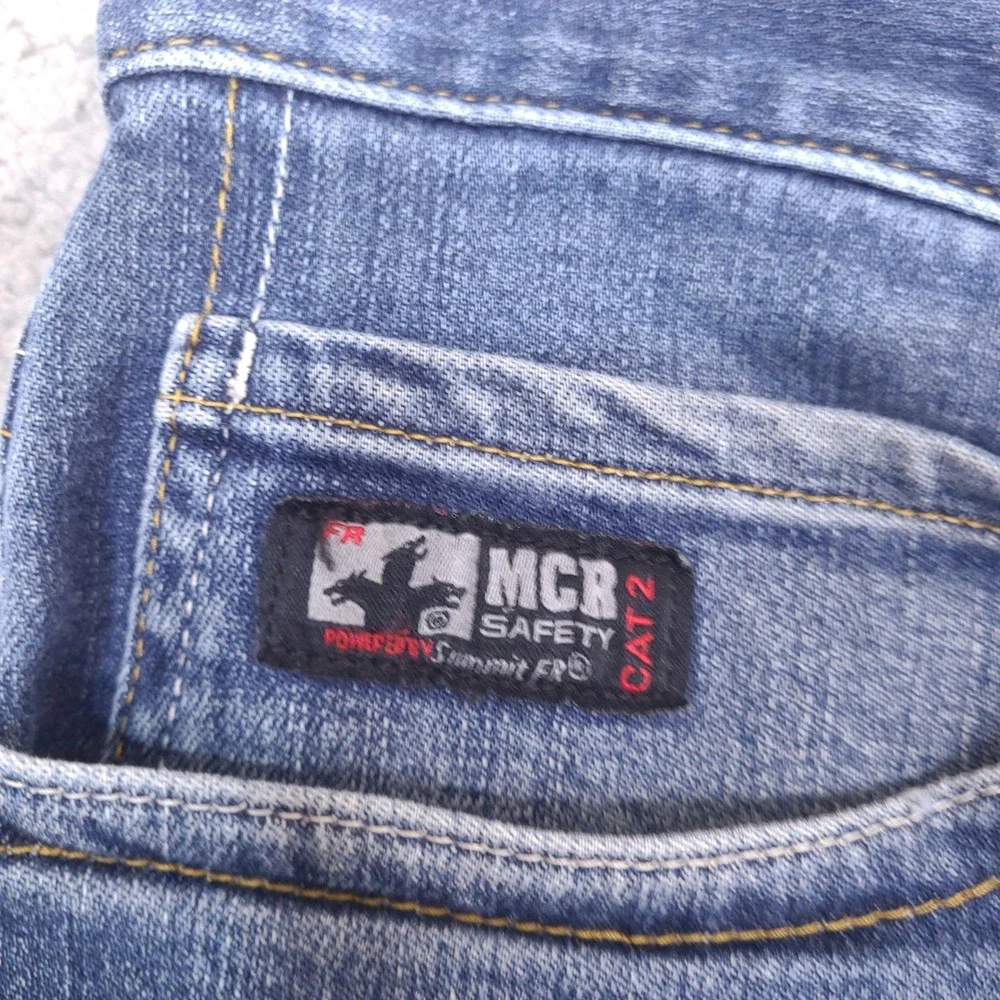Summit FR Jeans Mens‎ 38x32 MCR Safety CAT2 PD2 Straight Flame Resist Workwear